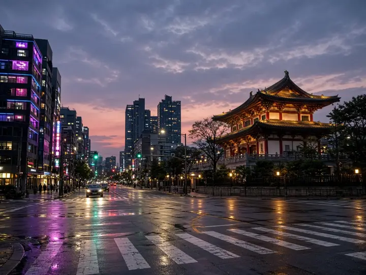 Cidade na Ásia